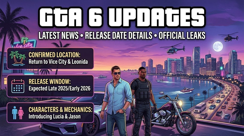 You are currently viewing GTA 6 Updates: 10 Latest News & Release Date Details